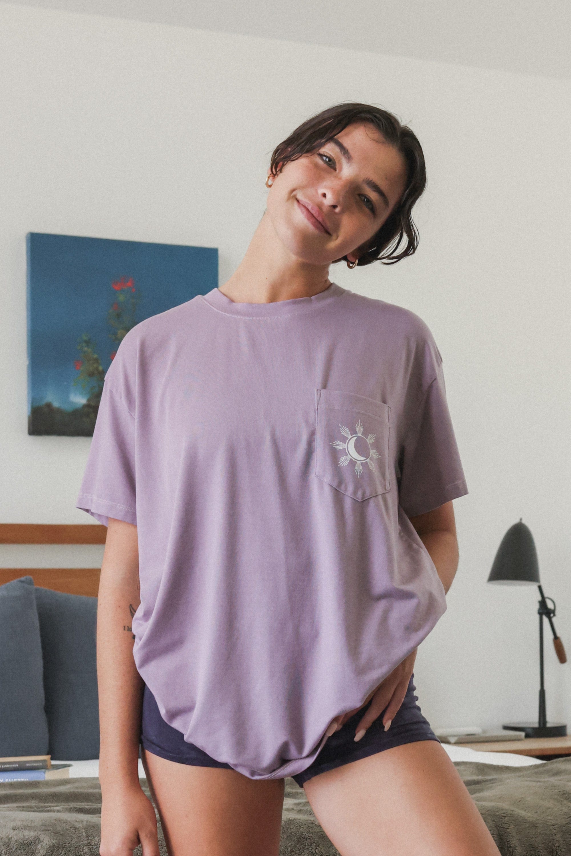 Crystal Cocoon Boyfriend Tee