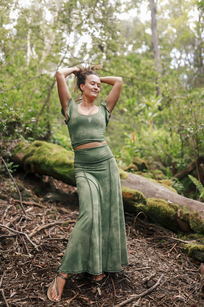 Forest Visionary Maxi Skirt