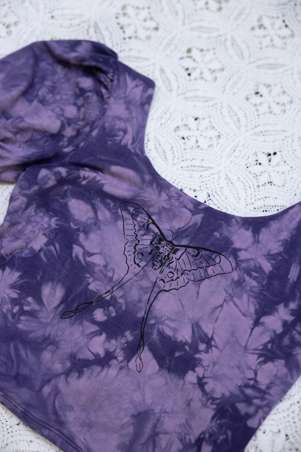 Grape Comet Moth Peasant Top – Purusha People