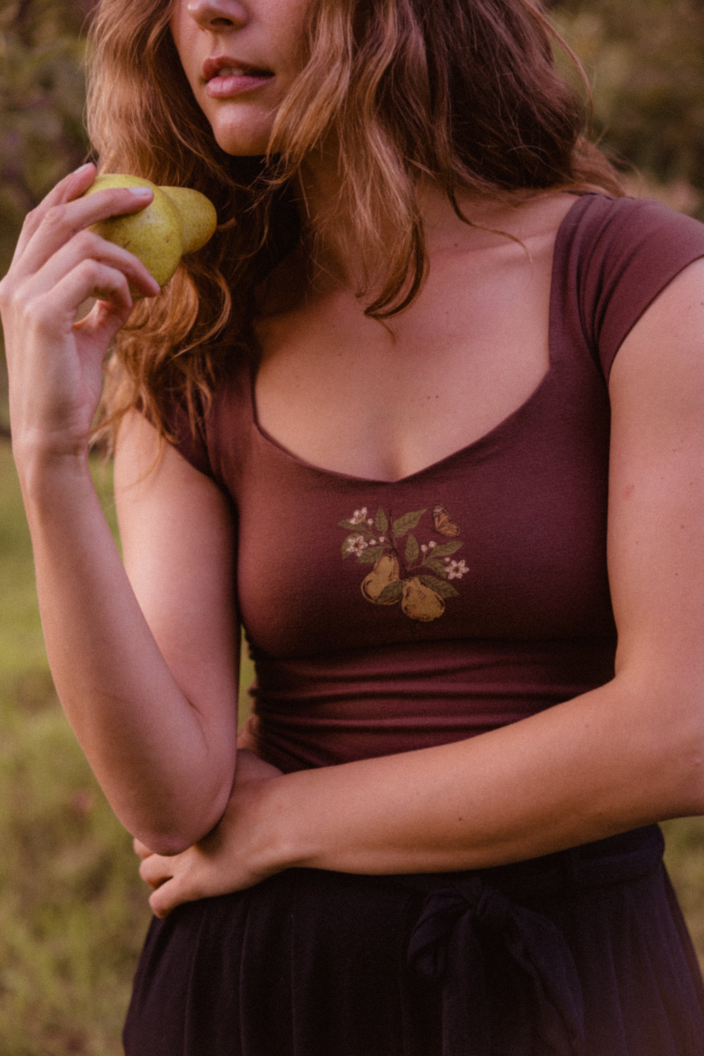 Pear Dream Petal Sleeve Top – Purusha People