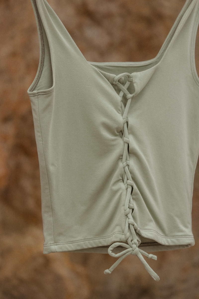 Sage Corset Top