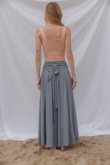 Blue Tansy Maxi Skirt