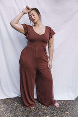 Natural Mystic Gather Jumpsuit