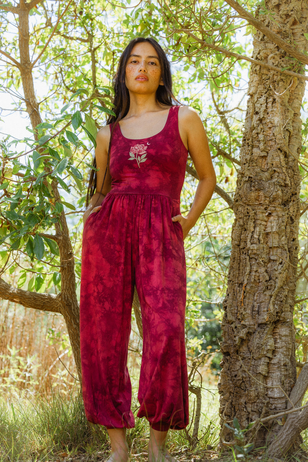 Evening Peony Nomad Jumpsuit – Purusha People