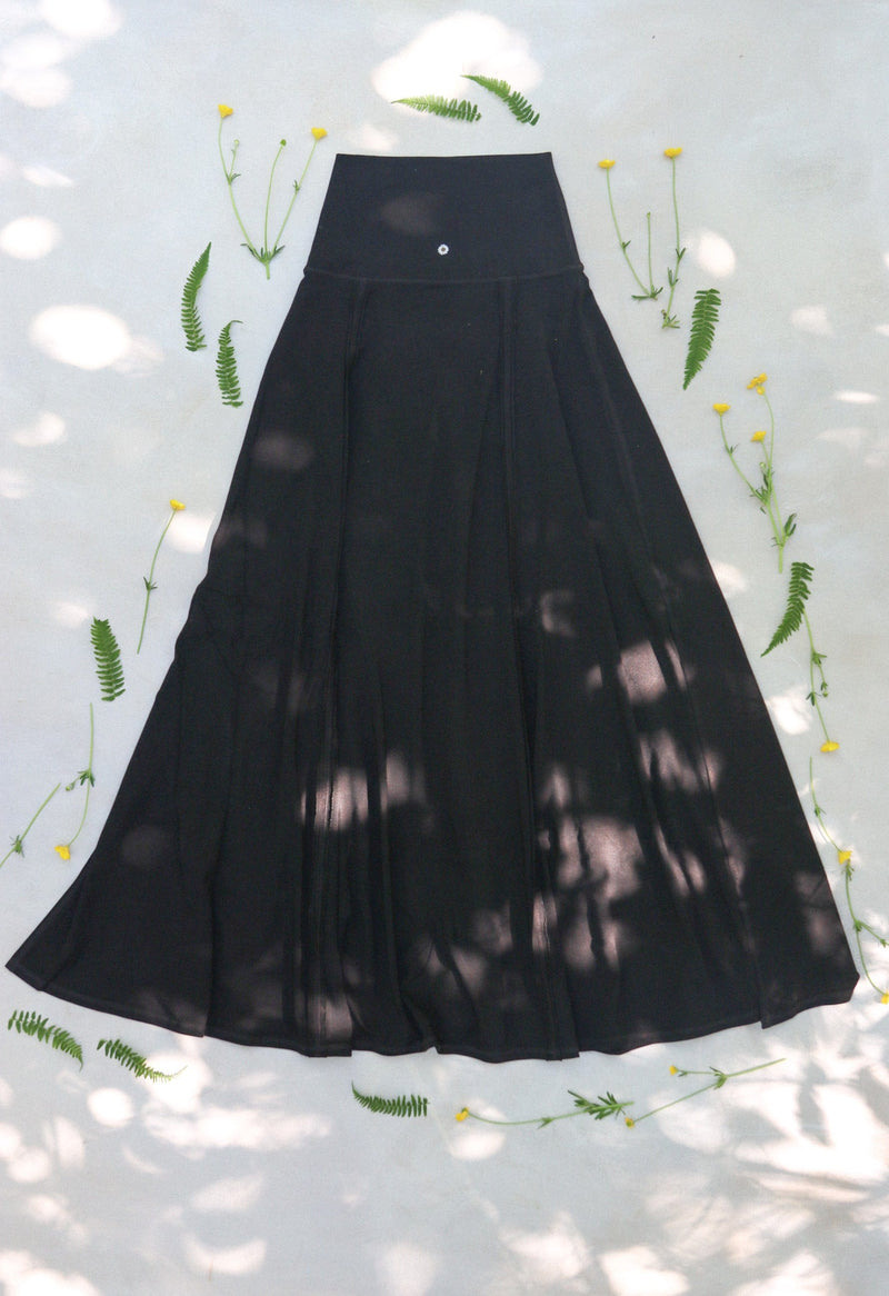 Midnight Bloom Maxi Skirt
