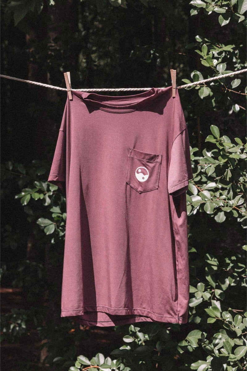 In Balance Boyfriend Tee - Garnet