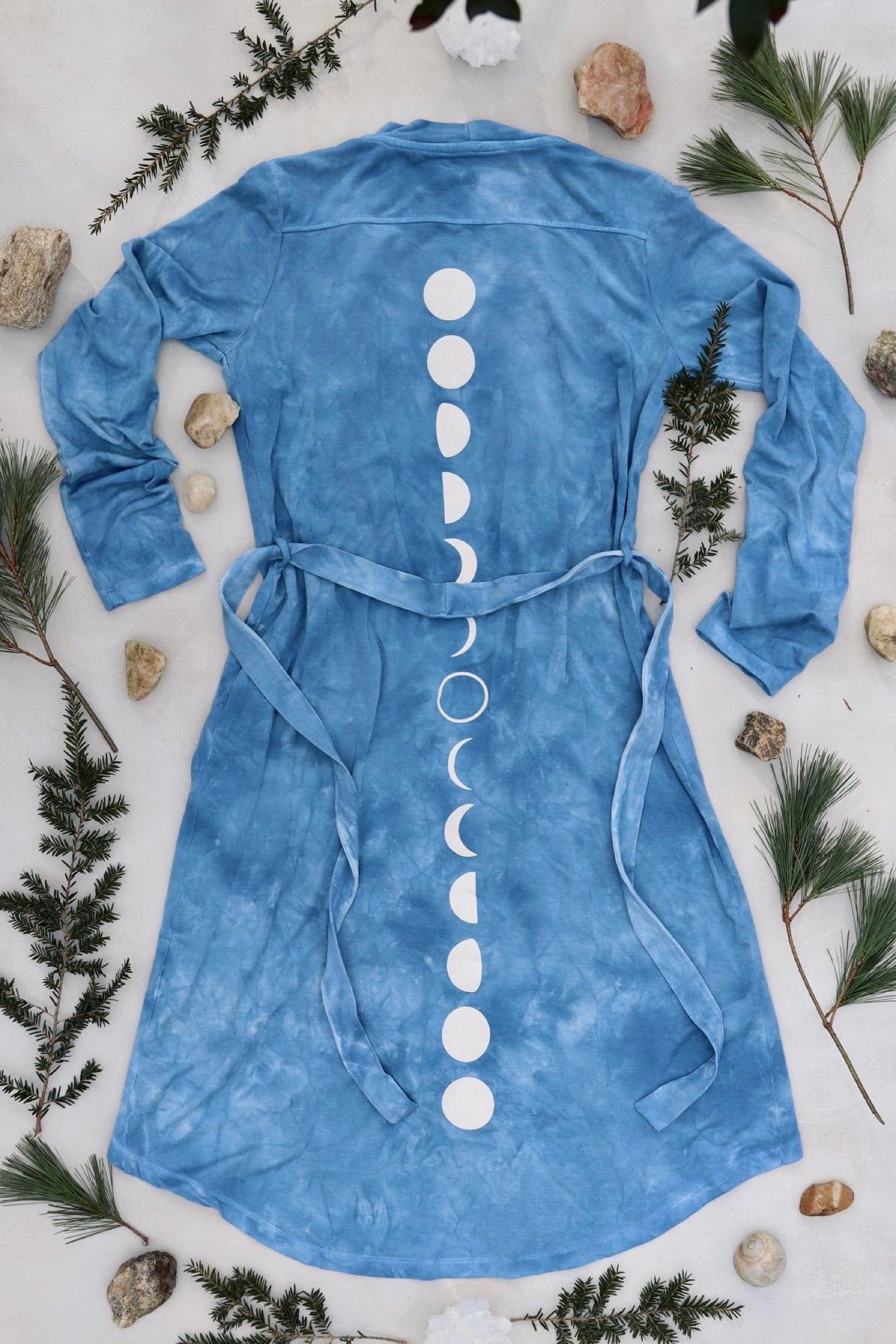 Indigo Moonlight Ritual House Coat – Purusha People
